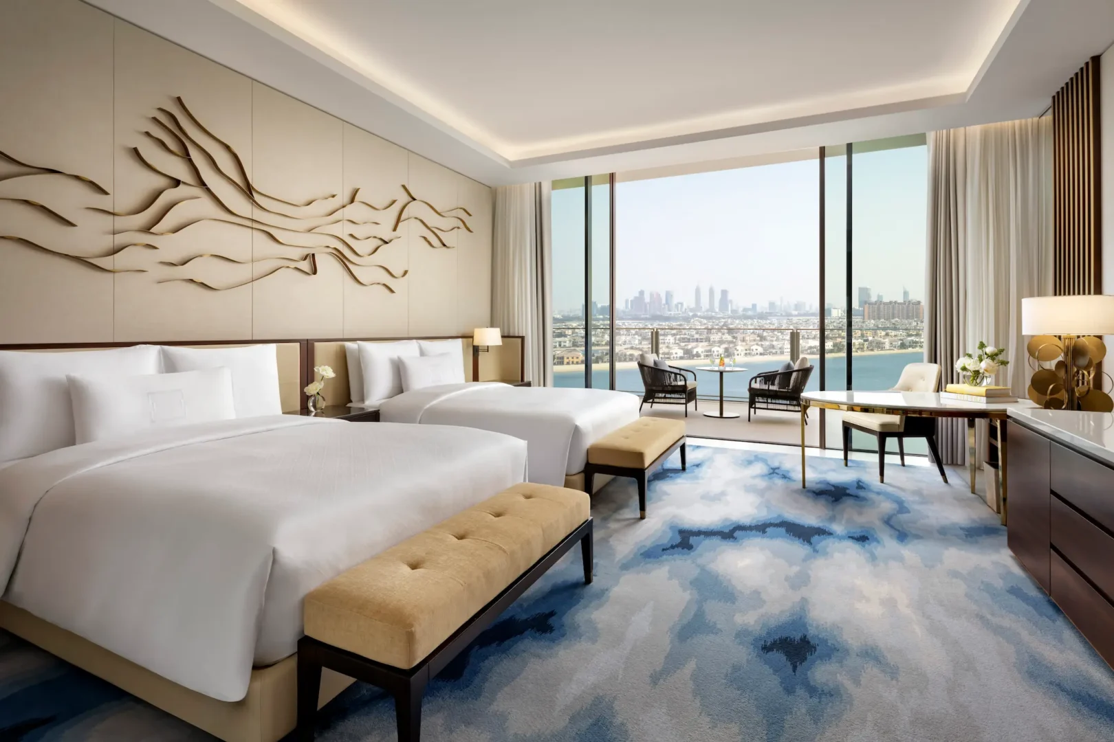 palmscape room queen twin beds at atlantis the royal dubai