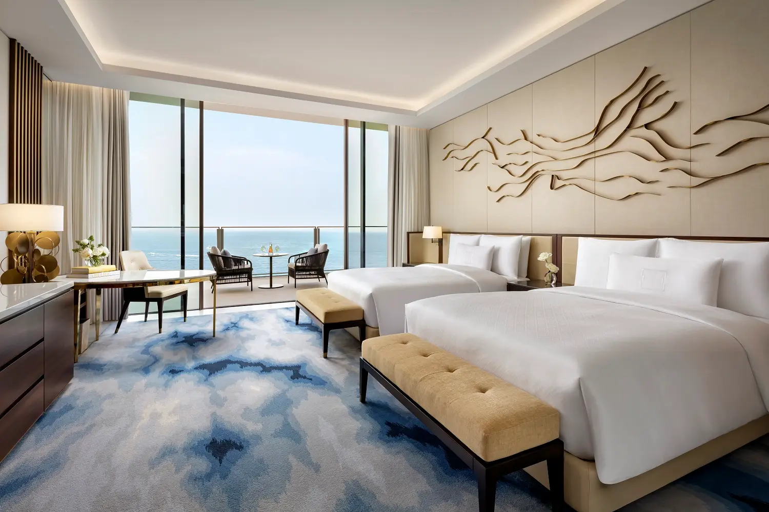 royal club room with sea view at atlantis the royal dubai