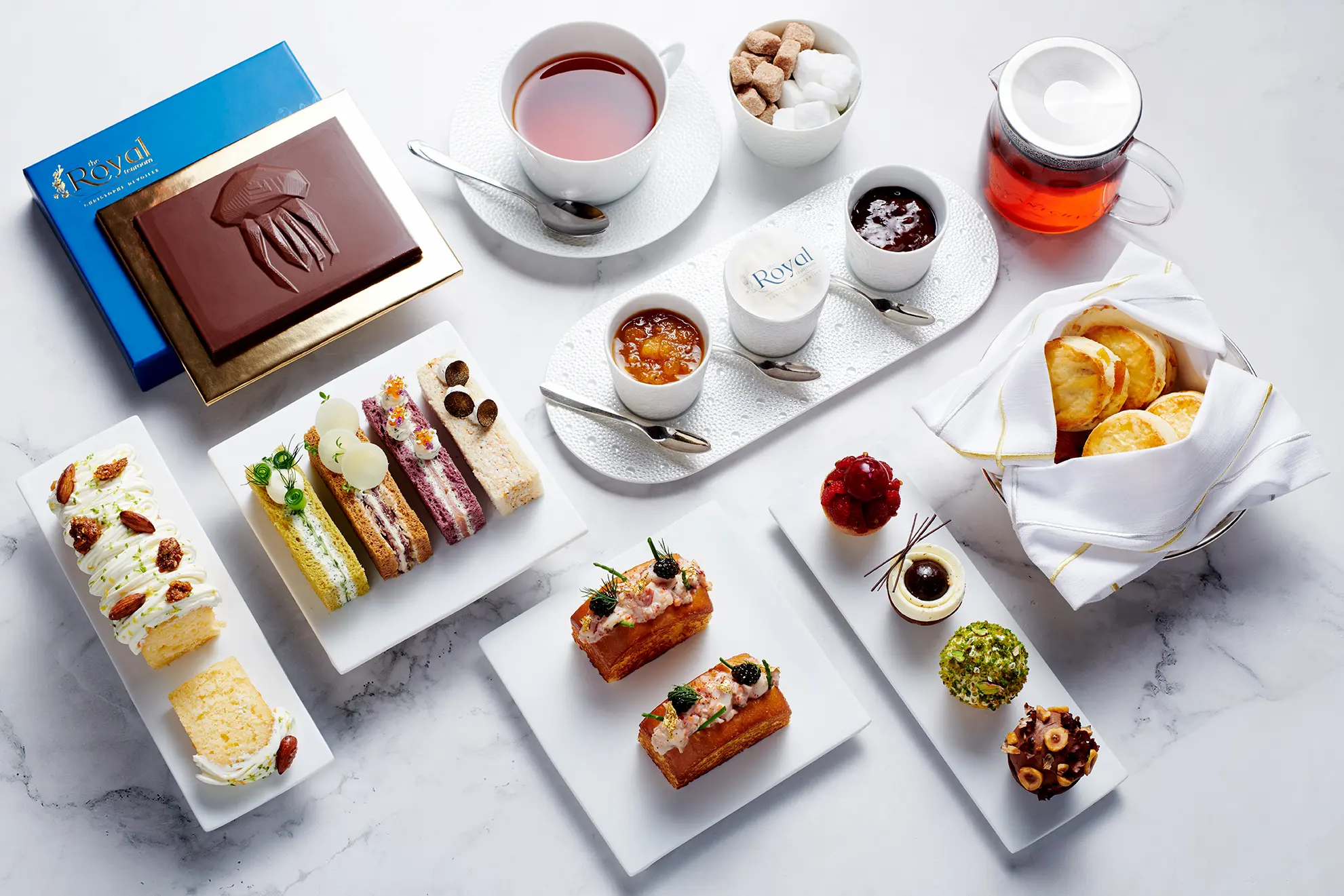 afternoon tea at the royal tea room at atlantis the royal dubai