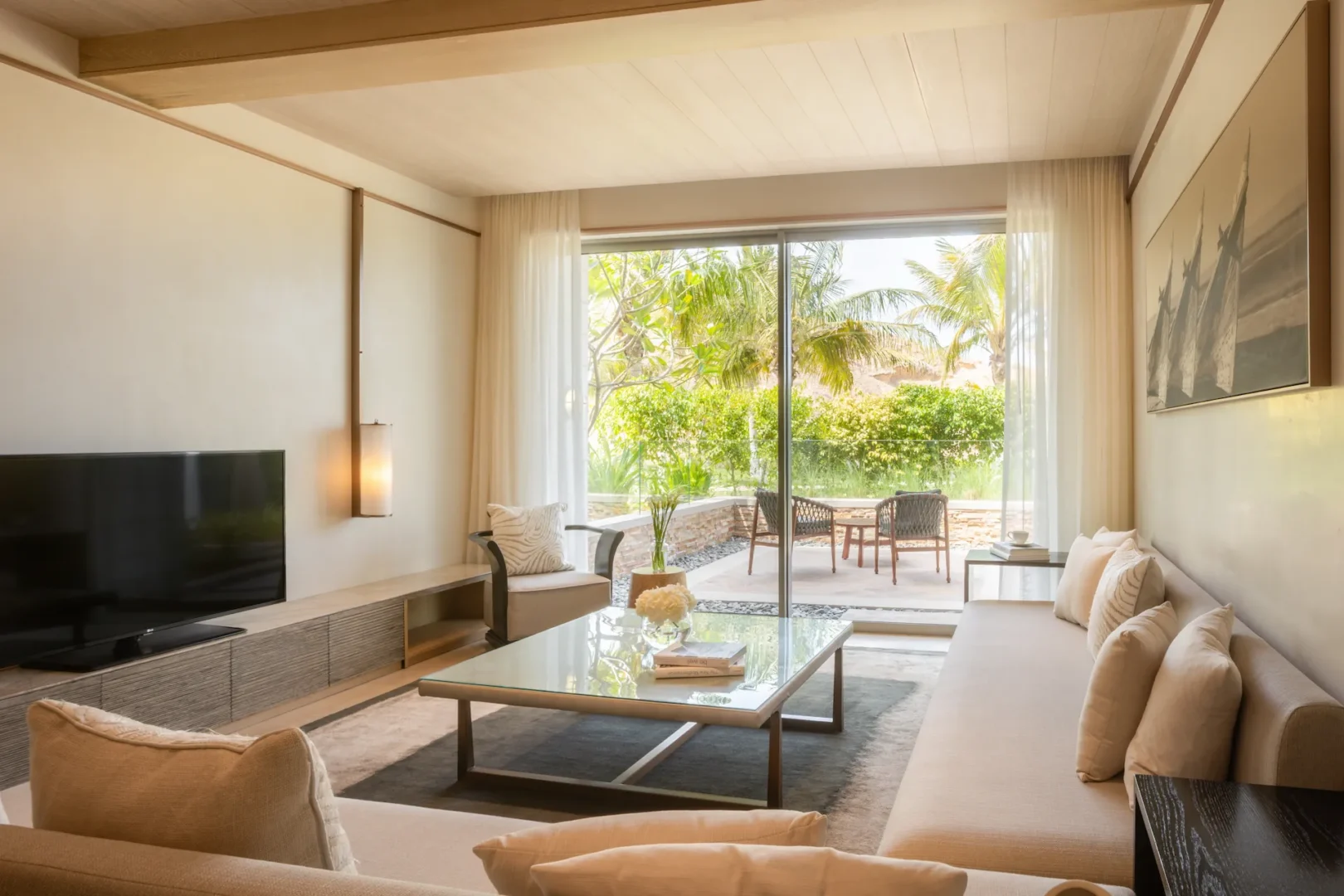 four bedroom summerhouse with garden and pool at jumeirah muscat bay oman offering spacious luxury accommodation with private outdoor pool and landscaped garden views