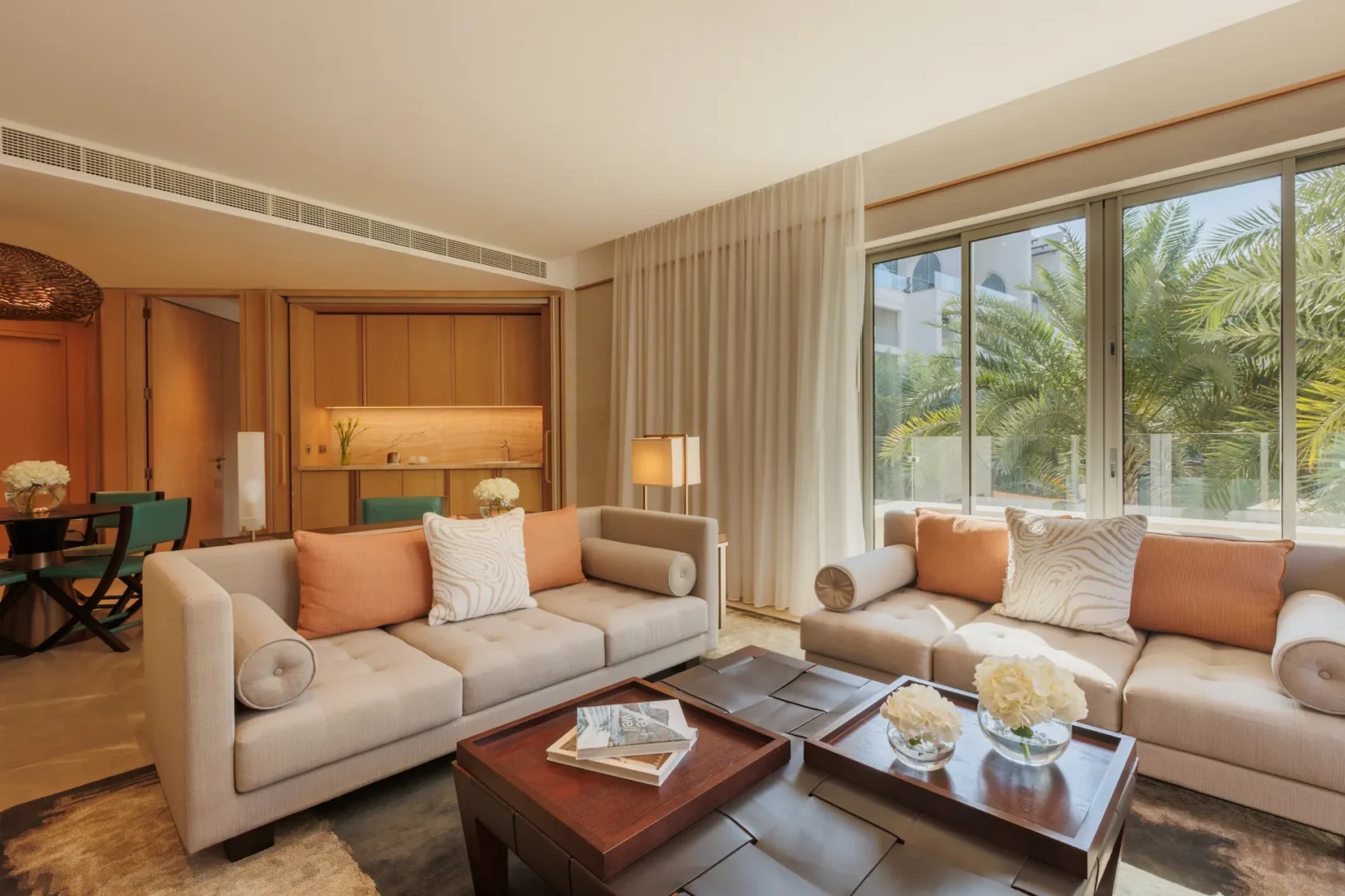 one bedroom family suite at jumeirah muscat bay oman featuring spacious living areas and luxury resort comfort