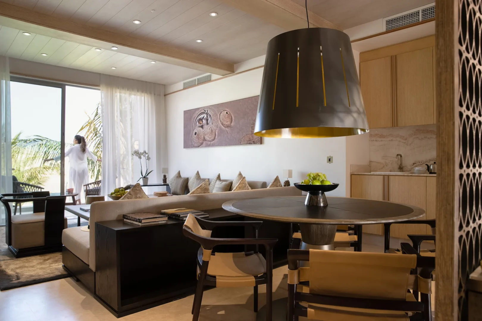 summerhouse with garden pool lounge at jumeirah muscat bay oman featuring private outdoor seating lush gardens and luxury resort comfort