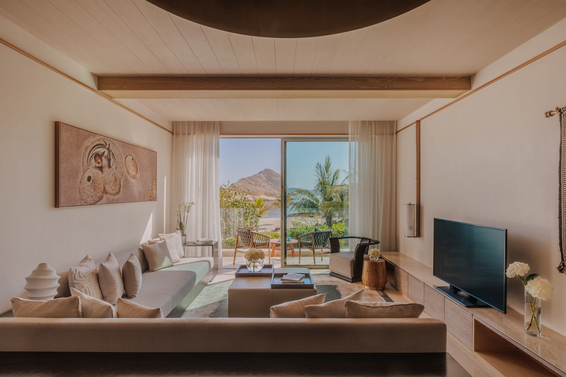 summerhouse with garden pool at jumeirah muscat bay oman featuring private garden space and outdoor pool in a luxury coastal resort setting