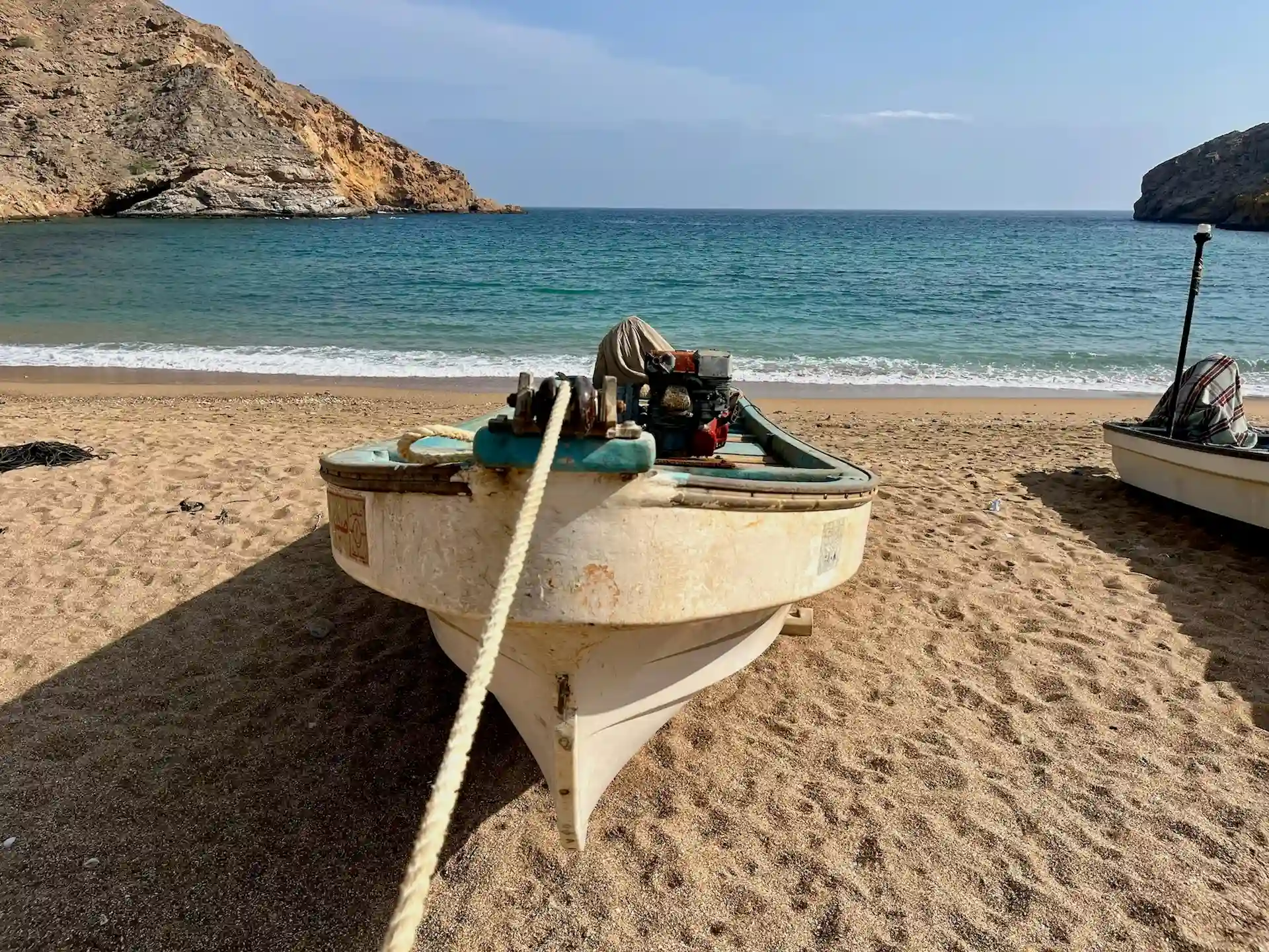 muscat oman boat beach