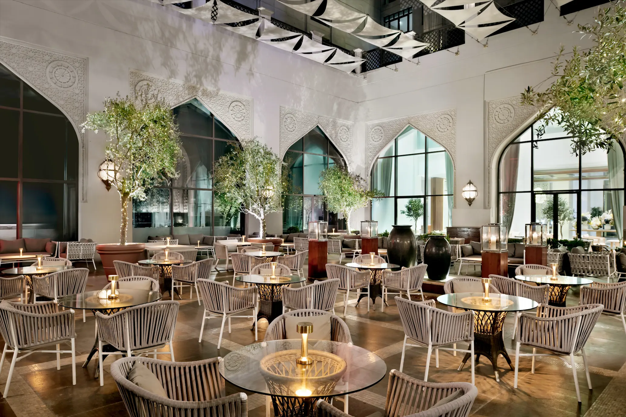 courtyard at the heritage hotel dubai