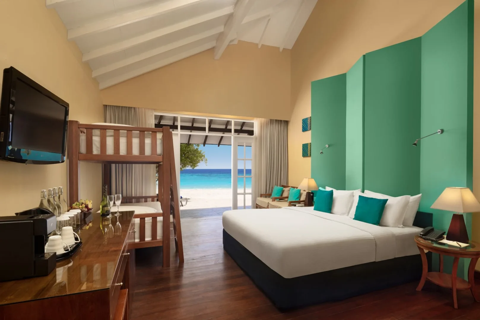 adaaran select meedhupparu one bedroom family beach villa spacious beachfront family villa maldives