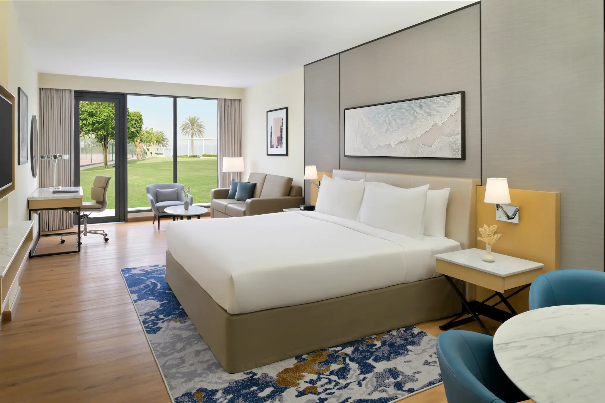 crowne plaza muscat oman family room spacious layout with comfortable bedding and refined modern interiors