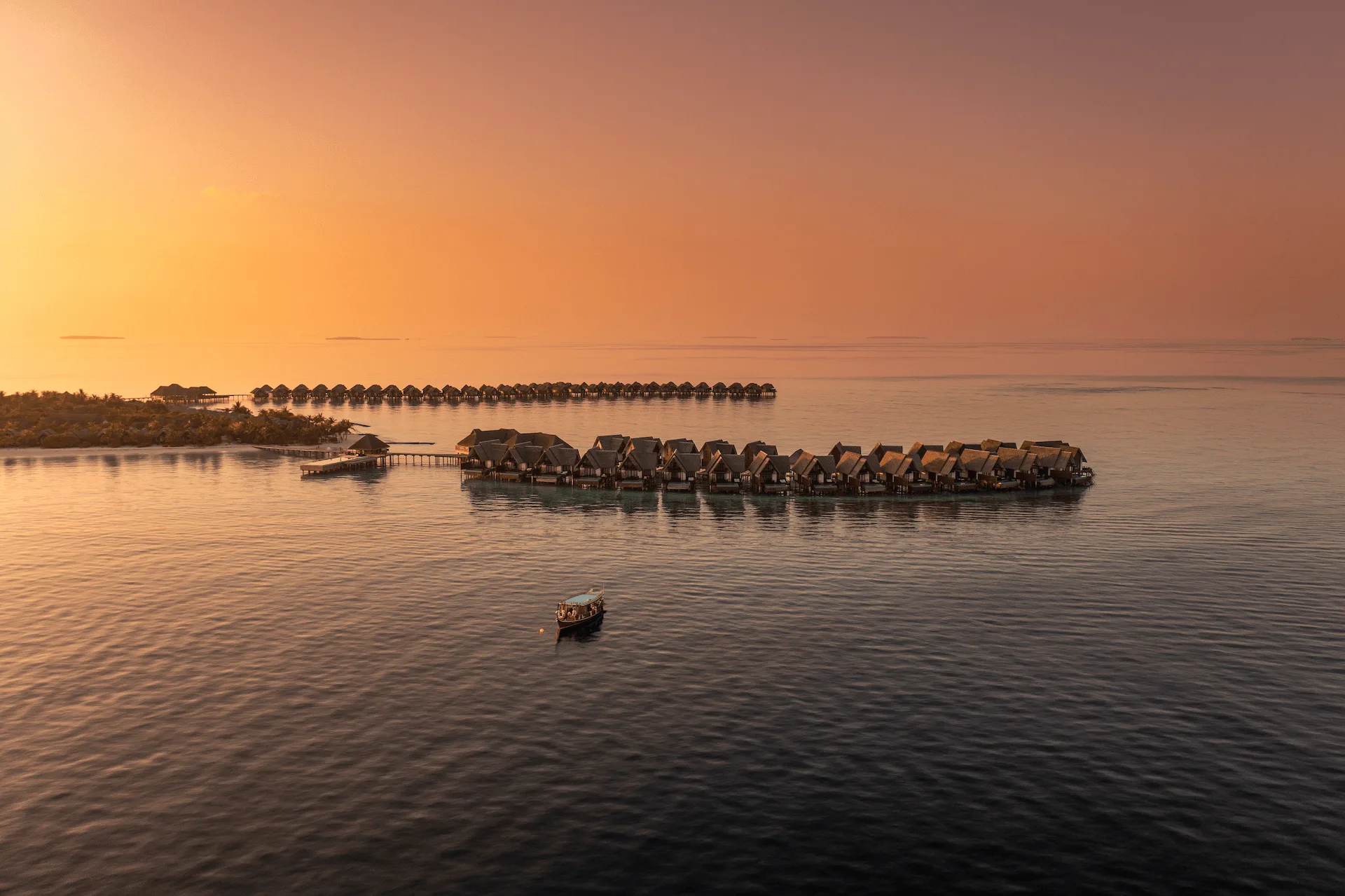 heritance aarah maldives sunset view
