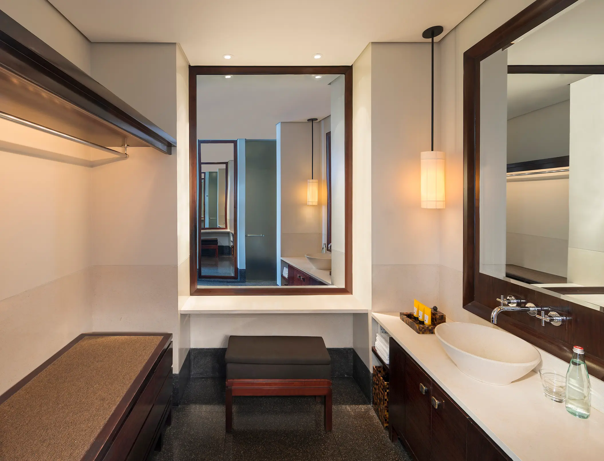 oman the chedi serai room wardrobe with refined storage design and elegant interior detailing