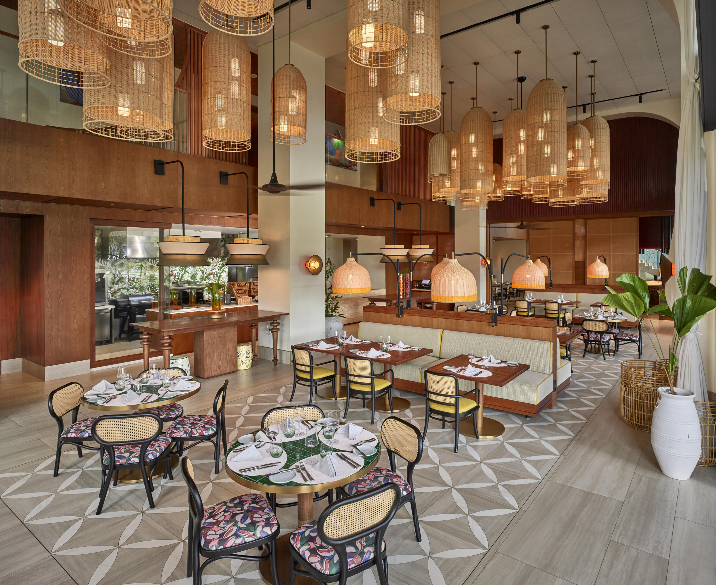 Avocet Restaurant at Canopy by Hilton Seychelles Resort in Mahé, Seychelles, serving French and Creole-inspired cuisine in a relaxed dining setting.