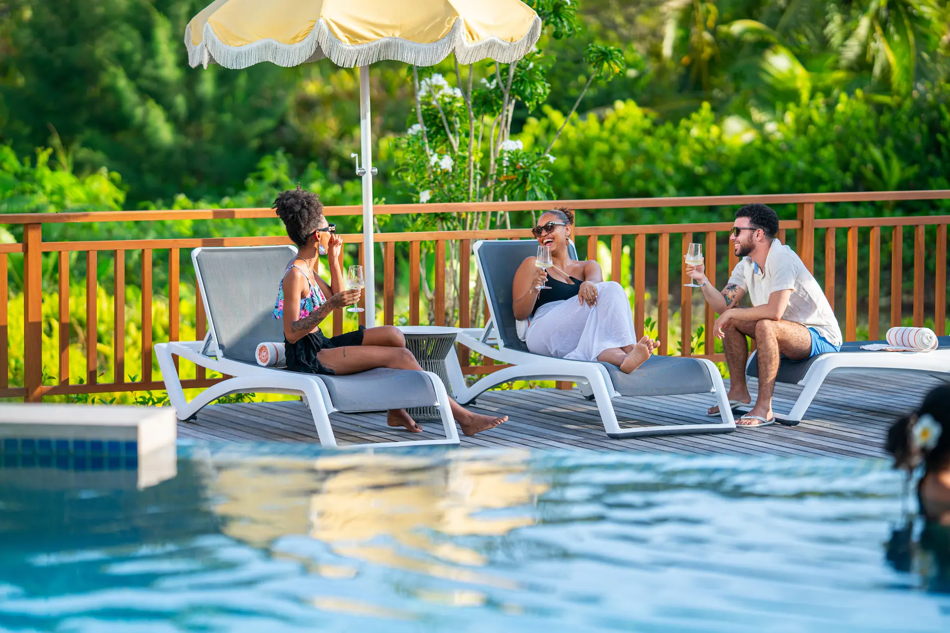 Drinks and Cocktails Cruiser at Canopy by Hilton Seychelles Resort in Mahé, Seychelles, serving refreshing beverages and cocktails in a casual outdoor setting.