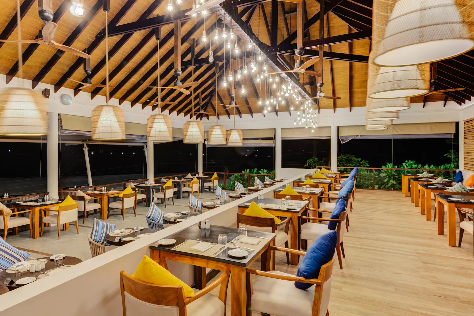 Malaafaiy Restaurant at Cinnamon Hakuraa Huraa Maldives, Maldives.