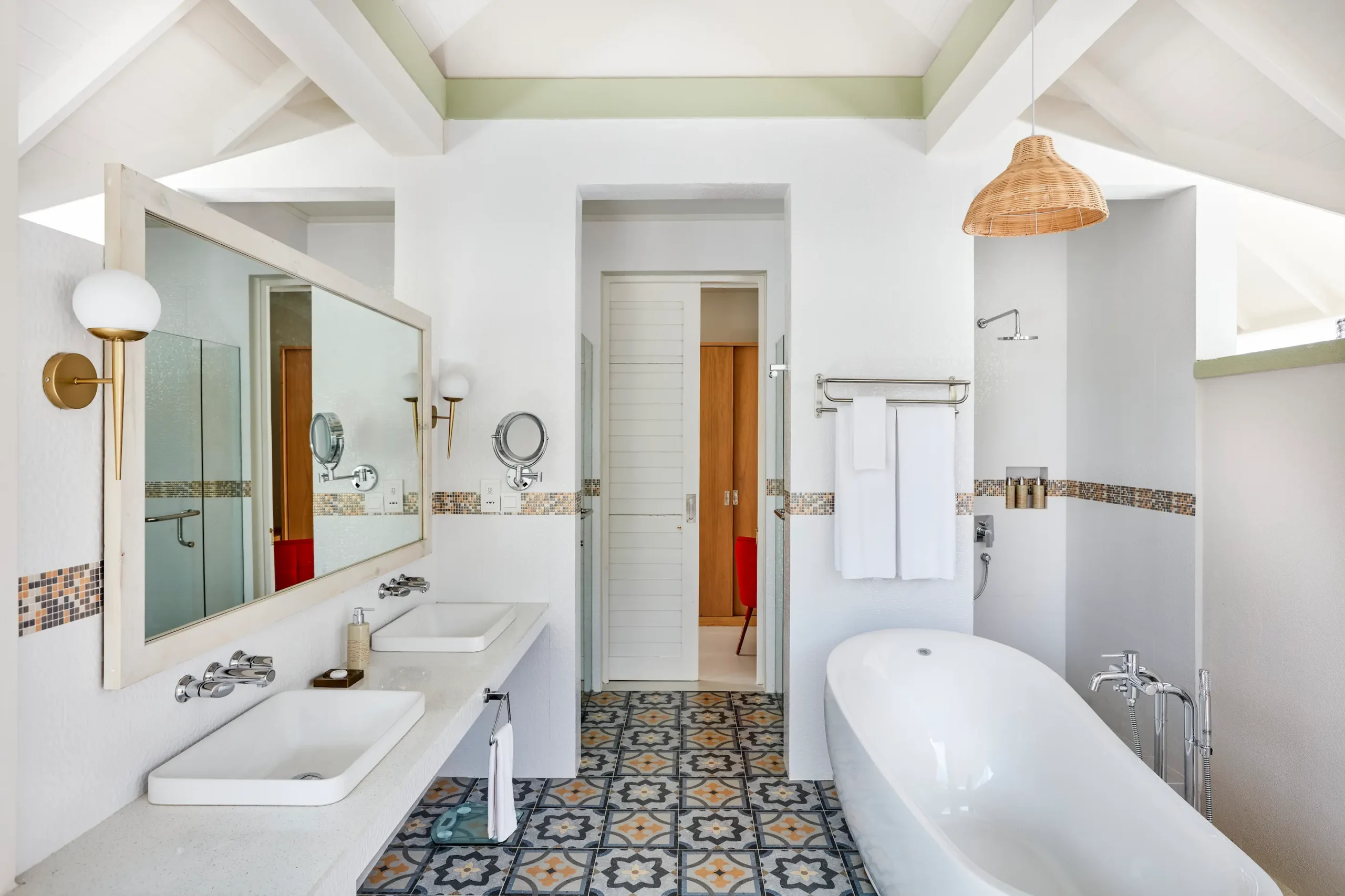 toilet area in a grand beach villa with pool at sun siyam olhuveli maldives featuring contemporary bathroom facilities